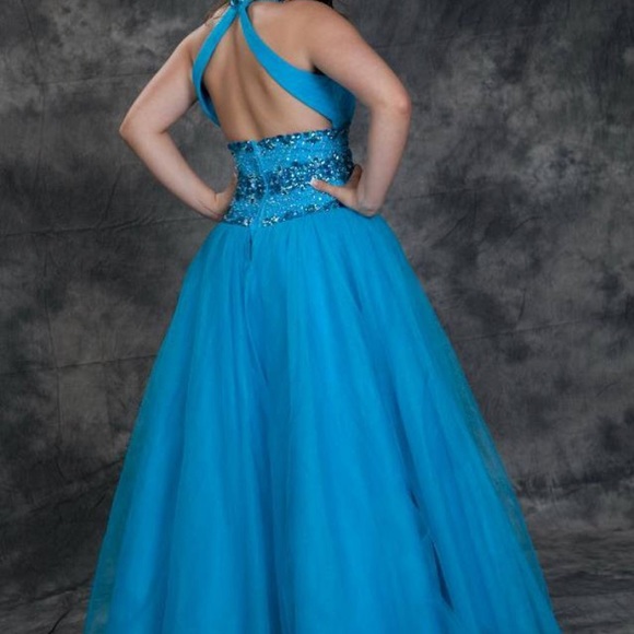 Maggie Sottero blue ball gown - Picture 2 of 2